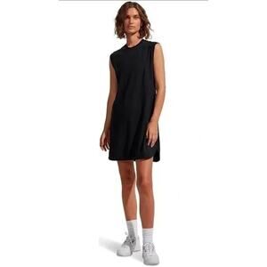 Varley Naples black elastic sleeveless dress S